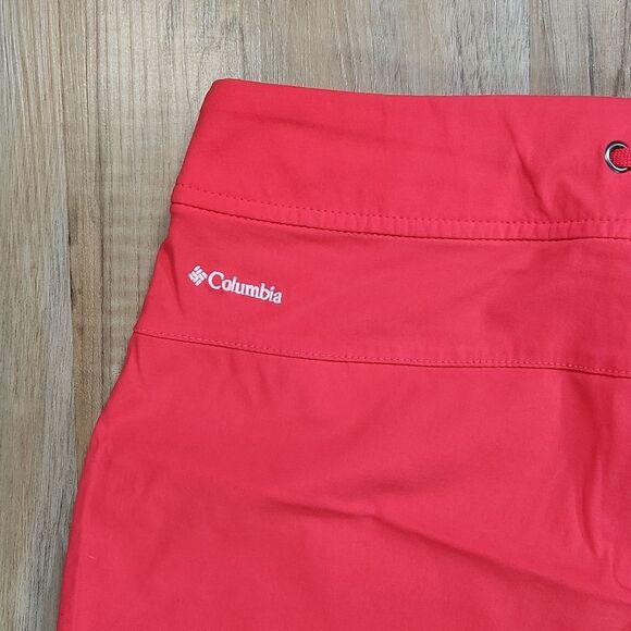 ☔️🔸️Columbia Red Omni-Shield Repellancy Shorts Size 6 - Picture 5 of 11